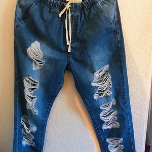 Cotton on ripped jeans